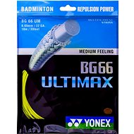 Yonex BG 66 ULTIMAX, 0,65mm, 10m, SÁRGA - Tollasütő húr