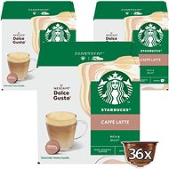 STARBUCKS® Caffe Latte by NESCAFE® DOLCE GUSTO® kávé kapszula - kartondoboz 3x12 db - Kávékapszula