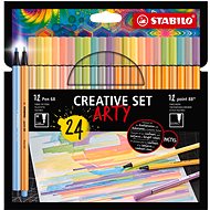 STABILO CREATIVE SET ARTY - Pen 68, point 88, 24 darab, tokban