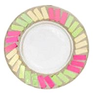 Gyertya tartozék YANKEE CANDLE Pink/Green Kis tányér