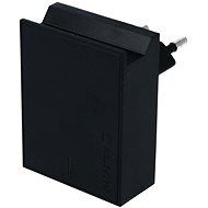 Hálózati adapter Swissten hálózati töltő USB-C SMART IC 2xUSB 3A fekete - Nabíječka do sítě