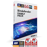 A Bitdefender Family Pack csomag 15 eszközre 1 hónapig (elektronikus licenc) - Internet Security