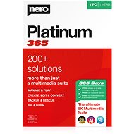 Nero Platinum 365 (elektronikus licenc) - Író szoftver