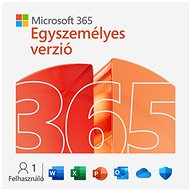 Microsoft 365 Egyszemélyes verzió (elektronikus licenc) - Irodai szoftver