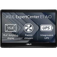 ASUS ExpertCenter E1 Black dotykový + vestavěný zdroj (UPS) - All In One PC