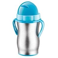 Tescoma BAMBINI baba termosz szívószállal 300 ml kék - Termosz