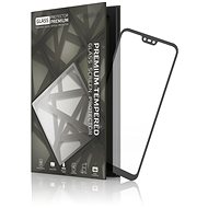 Üvegfólia Tempered Glass Protector Huawei P20 Lite készülékhez, keretes - fekete