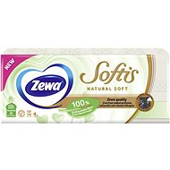 ZEWA Softis Natural Soft 10 × 9 db - Papírzsebkendő