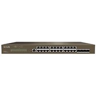Tenda TEG3328F - Gigabit L2 switch 24x RJ45 + 4x SFP ports, VLAN, Smart QoS, STP/RSTP/MSTP, DHCP Sno - Smart Switch