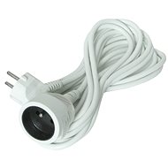 Hosszabbító kábel Solight hosszabbító kábel, 1 csatlakozóaljzat, fehér, 10m - Prodlužovací kabel