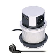 Hosszabbító kábel Solight PP100USB - Prodlužovací kabel