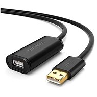 Adatkábel UGREEN USB 2.0 Active Extension Cable with Chipset 30m Black - Datový kabel