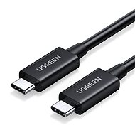 Adatkábel UGREEN USB4 Type C Male to Type C Male 5A Cable 0.8m Black