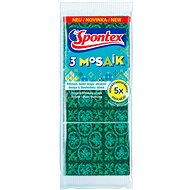 SPONTEX 3 Mozaik konyhai szivacs (3 db) - Mosogatószivacs