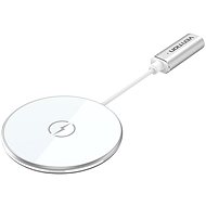 Vention Magnetic Wireless Charger 15W Ultra Thin 0.05m White + USB-C Cable 1m - Vezeték nélküli töltő