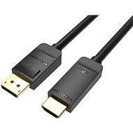 Vention 4K DisplayPort (DP) to HDMI Cable 1m Black - Videokábel