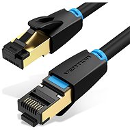 Hálózati kábel Vention Cat.8 SSTP Patch Cable 3m Black - Síťový kabel