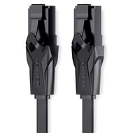 Vention Flat CAT6 UTP Patch Cord Cable 1m Black - Hálózati kábel