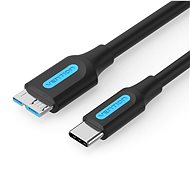 Vention USB-C to Micro USB-B 3.0 2A Cable 1m Black - Adatkábel