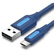 Vention USB 2.0 to Micro USB 2A Cable 1 m Deep Blue