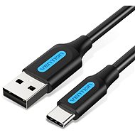 Vention Type-C (USB-C) to USB 2.0 Charge & Data Cable 2m Black - Adatkábel