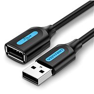 Vention USB 2.0 Male to USB Female Extension Cable 5M Black PVC Type - Adatkábel