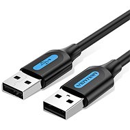 USB 2.0 dugó - USB dugó kábel 1.5M fekete PVC típus