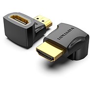 Vention HDMI 90 Degree Male to Female Adapter, fekete - Átalakító