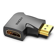 Vention HDMI 90 Degree Male to Female Vertical Flat Adapter, fekete