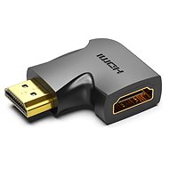 Vention HDMI 270 Degree Male to Female Vertical Flat Adapter 2 Pack, fekete - Átalakító