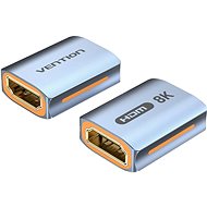 Vention HDMI 2.1 Female to Female 8K Adapter Gray Aluminum Alloy Type - Átalakító