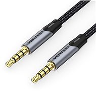 Vention TRRS 3.5mm Male to Male Aux Cable 1m Gray - Audio kábel
