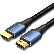 Vention Cotton Braided HDMI-A Male to Male HD Cable 8K 2 m Blue Aluminum Alloy Type - Videokábel
