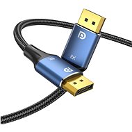 Vention Cotton Braided DP Male to Male HD Cable 8K 1,5 m Blue Aluminum Alloy Type - Videokábel