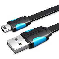 Vention USB2.0 -> miniUSB Cable 1,5m Black - Adatkábel