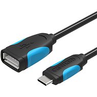 Adatkábel Vention USB3.0 -> Type-C (USB-C) OTG Cable 0,1m Black