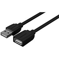 Adatkábel Vention USB2.0 Extension Cable 2m Black - Datový kabel