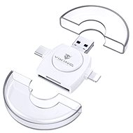Kártyaolvasó VIKING V4 USB 3.0 4 az 1-ben, fehér - Čtečka karet