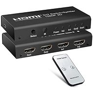 PremiumCord HDMI kapcsoló 2: 2, 3D, 1080p távirányítóval - Switch