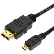 ROLINE HDMI High Speed Ethernettel, interface (HDMI M <-> HDMI M micro), 2m - Videokábel