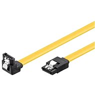 Adatkábel PremiumCord SATA III 90 ° 0,3 m - Datový kabel