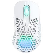 XTRFY Gaming Mouse M4 Wireless RGB White - Gamer egér
