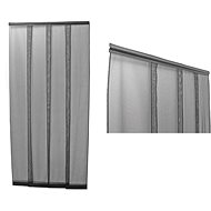 Rovarok elleni ajtófüggöny, 4 x 35 x 220 cm, fekete - Szúnyogháló