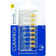 Fogköztisztító kefe CURAPROX CPS 09 Prime Refill sárga színű (0,9 mm, 8 darab) - Mezizubní kartáček