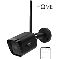 iGET HOME Camera CS6 Black - ellenálló kültéri FullHD IP kamera hang- és mozgásérzékelővel és éjjell - IP kamera