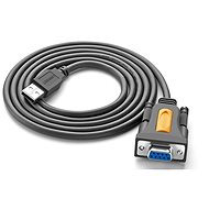 Átalakító Ugreen USB 2.0 - RS-232 COM port DB9 (F) adapterkábel, szürke, 1,5 m