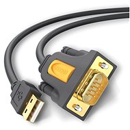 Átalakító Ugreen USB 2.0 to RS-232 COM Port DB9 (M) Adapter Cable Szürke 3 m - Redukce