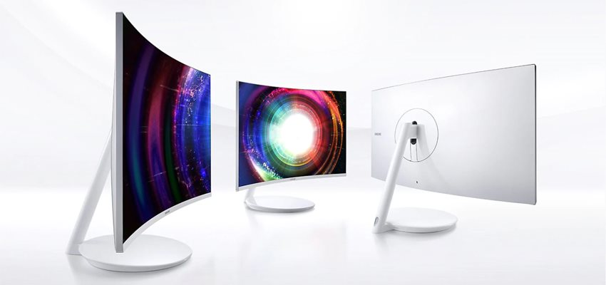 Samsung monitor ívelése
