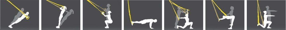 TRX - felfüggeszthető edzőheveder