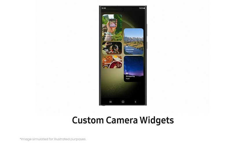 Samsung One UI 6 kamera widgetek